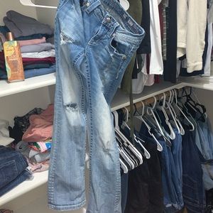 Distressed Miss Me jeans